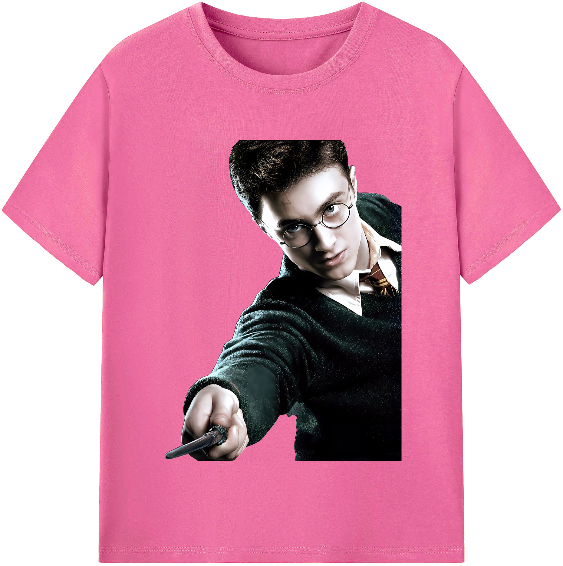 （画像用） Harry Potter ハリー・ポッターシリーズ レディースカジュアルプリントTシャツ（綿100％）